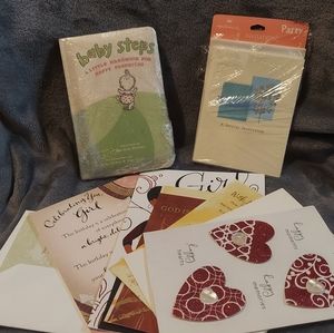 Baby book and stationary set